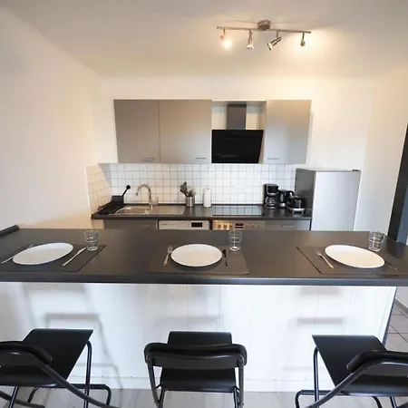 Have-a-nice-stay - - Monteursunterkunft - Einzelbetten - Gute Anbindung - Bettwaesche Lejlighed