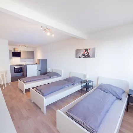 Lägenhet Have-a-nice-stay - - Monteursunterkunft - Einzelbetten - Gute Anbindung - Bettwaesche